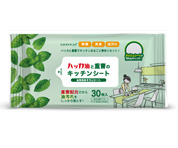 ハッカ油と重曹のキッチンシート